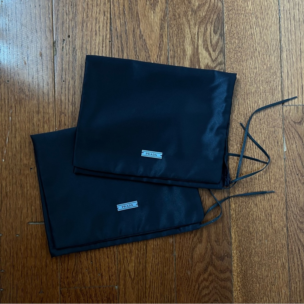 Authentic prada dust bags